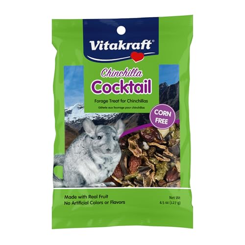 Vitakraft Cocktail Mixed Fruit Chinchilla Treat, 4.5 oz - size: 4.5 Ounce (Pack of 1)