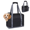 Dog Carriers for Small Dogs Puppy Purse Carrying Bag for Dog 0-11lbs Tote Bag Carrier with Pocket for Cat,Dog,Rabbit Under 11lbs Outdoor Puppy Carrier (Black, L15 * W7.5 *H 11.8 ")