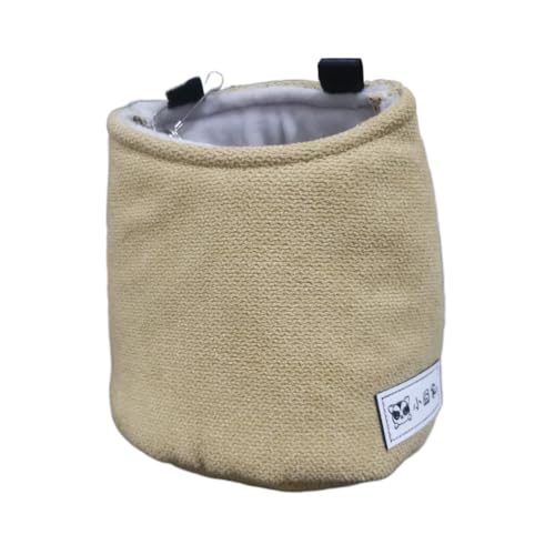 Hamster Hanging Bed Warm Hamster Nest Mat Soft Squirrel Bed Cage Pet Hammock Hanging Winter Sugar Glider Pouch(Blue) - color: blue