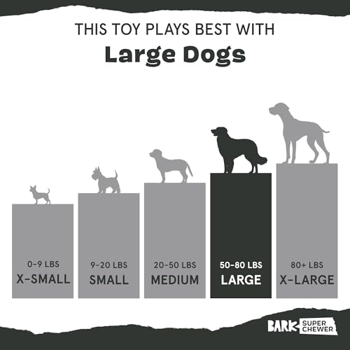 BarkBox Tug Tied Toad Dog Toy | for Tough Chewers - Durable Rubber Design, Perfect for Tug-of-War - color: Tug Tied Toad-Large