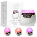 reVive Light Therapy Lux Collection Soniqué Mini, Rechargeable | Sonic Face Cleanser Brush, Medical-Grade Blue & Red Light Therapy for Face, Wrinkle Care, Water-Resistant - style: Lux Sonique Cleanser – Mini