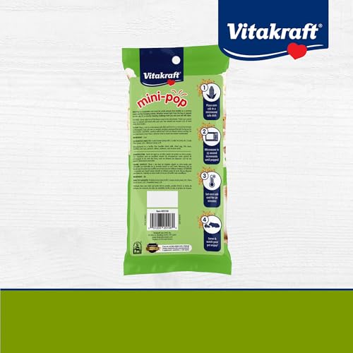 Vitakraft Mini-Pop Treat for Small Animals 6 oz – All-Natural Single-Ingredient Snack - Serve Popped or Unpopped – Enrichment, Chewing, Fun, Natural Teeth Wear – Rabbit, Hamster, Gerbil, Guinea Pig - size: 6 Ounce (Pack of 1)
