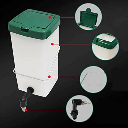 Fenteer Automatic Drinker Water Feeder Dispenser Small Pet Drinking Bowl Detachable for Rabbit Hamster Bunny Chick, 1L