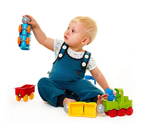 SmartMax My First Animal Train STEM Magnetic Discovery Play Set with Moving Train and Soft Animals for Ages 1-5 - style: My First Animal Train
