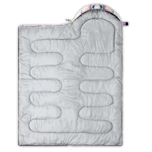AILONEN Midnight Meow Sleeping Bag, Charcoal Cat Eyes Crescent Graphic, Portable Camp Sack Sleepover Style - color: S81