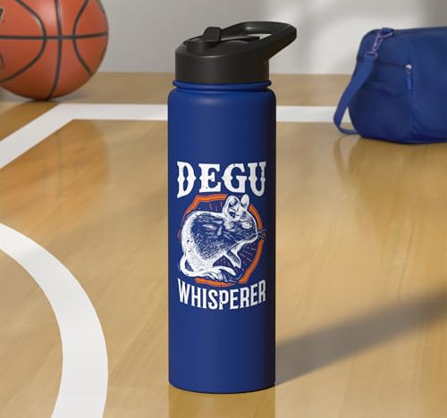 Degu Whisper Rodent Degus Stainless Steel Insulated Water Bottle - color: Royal Blue