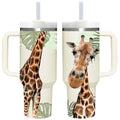 AMZUShome Giraffe Gifts.40oz Giraffes Tumbler with Handle.Giraffes Lover Cup Gift.Birthday Christmas giraffe Tumblers Gift for Women Men. - style: Giraffe