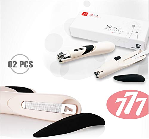 Korean Nail Clipper! World No. 1. Three Seven (777) Travel Manicure Grooming Kit Nail Clipper Set Made in Korea, Since 1975. (TS-221VSG)