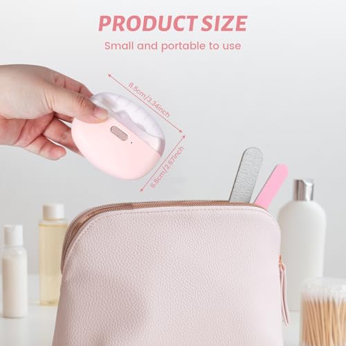 3 in 1 Electric Nail Clipper for Seniors, Baby Nail Trimmer Electric Automatic Trimmer, Safe Electric Toenail Clippers Nail File Tools for Adult, Manicure Kit Grinder with Polishing(Pink) - size: Pink
