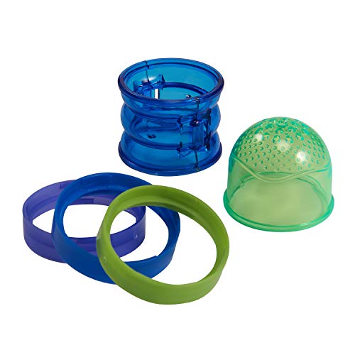 Kaytee CritterTrail Fun-nel Builders Pack Straight Hamster Tubes | Expand play space. Hamster tunnels for habitat expansion. Small animal tubes & tunnels, easy-clean, comfort grip - size: Builders Pack