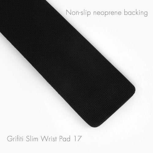 Slim Wrist Pad 17" x 4" x 0.25" Wrists Rest Pads for Standard Computer Keyboards - Ergonomic Keyboard Support Accessories & Carpal Tunnel Resting Hand Rests (Black Poly Nylon Surface) - size: 17" x 4" x 0.25"