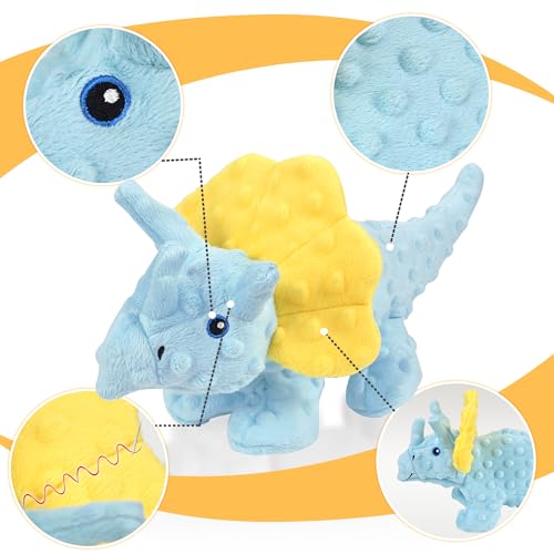 LECHONG No Stuffing Dog Toys for Aggressive Chewers, Squeaky Dog Toys for Large Medium and Small Dogs, Puppy Dog Chew Toys to Keep Them Busy Pack of 5 - size: 5pcs unstuffed dog toys