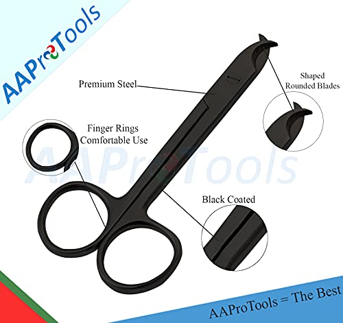 Pet Nail Clippers for Small Animals - Best Cat Nail Clippers & Claw Trimmer for Home Grooming Kit - Professional Grooming Tool for Tiny Dog Cat Bunny Rabbit Bird (Black)