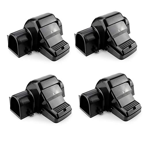 eXuby Pet-Safe & Child-Safe Rat Traps w/Tunnel Design – Dual Entry for Better Capture Rate - No Harmful Poison - Prevents Accidental Triggering - Avoid Finger Snapping - Setup in Seconds. (4 Pack) - style: 4 Pack