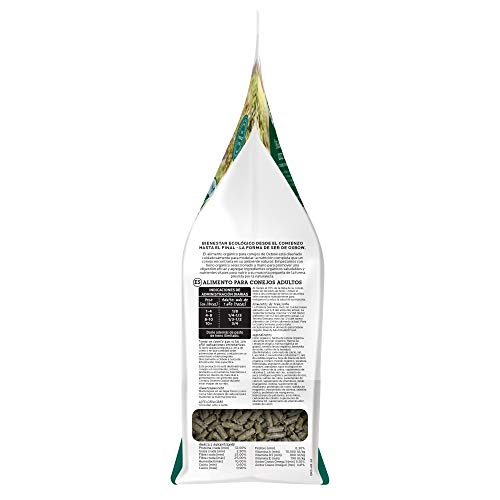 Oxbow Animal Health Organic Bounty Adult Rabbit Food - All Natural Rabbit Pellets - 3 lb.