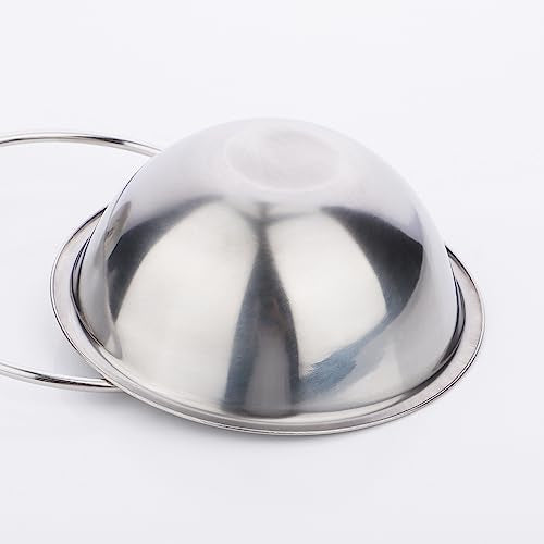 2 Pack Bird Feeding Dish Cup, Stainless Steel Birdcage Food Bowl with Clamp Holder for Bird Parrot Parakeet Macaw Finches Lovebirds Cockatiel Conure Budgies