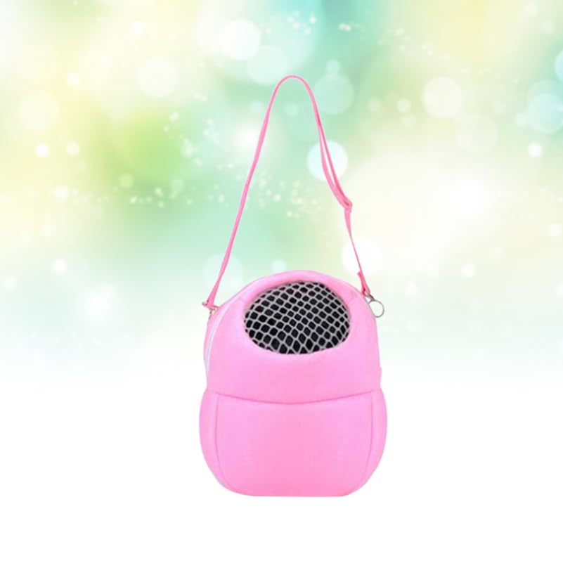 balacoo Pet Breathable Bag Small Pet Carrier Bag with Adjustable Straps Soft-Sided Portable Outdoor Messenger Carrier for Squirrel Hedgehog Sugar Glider 5.51 X 5.51 X 6.69 in