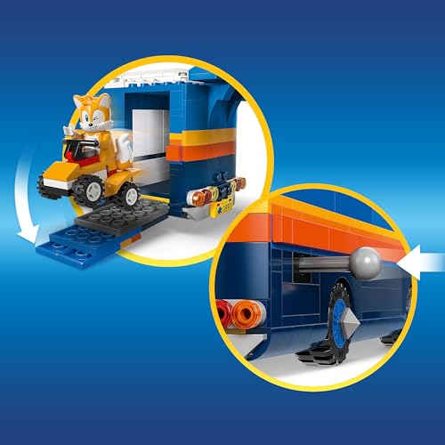 LEGO Sonic the Hedgehog Team Sonic Command Truck Building Toy - Pretend Play Vehicle W/5 Figures for Boys & Girls, Ages 8+ - Toy Building Blocks for Kids - Gift Idea for Birthdays - 77006