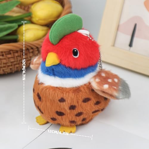 Bird Stuffed Animal Realistic Cute Bird Plush Backpack Pendant Simulation Toy Plush Suitable Christmas Birthday Valentine's Day Gift for Kids - color: Passer Montanus