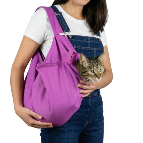 Cozy Comfort Carrier - Extra Small Lavender Pet Carrier and Cat Carrier Soft for Grooming, Vet Visits, Medication Administration, Dental Care, and Nail Trimming - color: Lavender, size: X-Small
