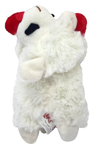 Multipet Lamb Chop Dog Plush Toy-Squeaky Toy for All Dogs - Extra Soft Plush - Stuffed Animal Dog Toy for Cuddling & Playing - Cute Pet-Toy (6", Cream) (Pack of 2) - size: 6" (Pack of 2), style: White
