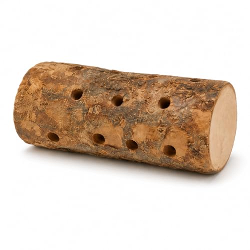 Apple Wood Chew Toy for Small Animals, Natural Molar Wood Treat for Rabbits, Hamsters, Guinea Pigs, Chinchillas, Gerbils, Mice and Rats - size: Small