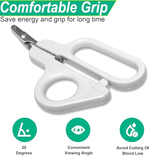 Professional Small Cat and Dog Nail Clippers Sharp Blades Stainless Steel Pet Nail Trimmers with Safety Lock to Avoid Injury for Cats Rabbits Dogs Small Animals - color: For Cats and Small Animals