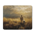Christian Jesus with Lamb Mouse Pad, Christian Jesus Religious Gifts Mouse Pads Mousepad for Office Desk Computers Laptop, Religious Faith Office Supplies Desk Accessories, 9.5x7.9 Inch - color: 16Child