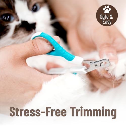 Mr. Pen- Cat Nail Clipper, Stainless Steel, Sharp Cat Claw Trimmer | Cat Claw Trimmer for Small and Medium Cats, Pet Nail Clipper with Sturdy Non Slip Handle - color: Blue