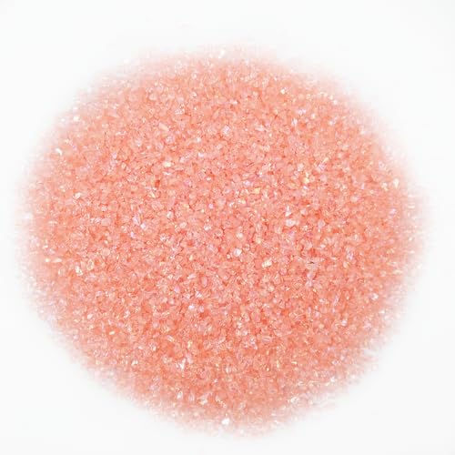 Crushed Glass Glitter, Broken Stones Shattered Glass Chips for Resin Art Crafts, Epoxy Resin Supplies, Geod Painting, DIY Art Projects, Jewelry Making, 2-4mm, 200g/7oz (Orange Red) - color: Orange Red