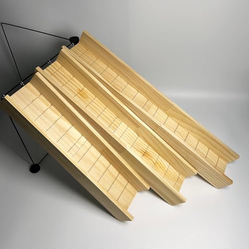 Guinea Pig Bridge, Small Animal Wooden Ladder Ramp, Guinea Pig Cage Ramp Bridge, Guinea Pig Cage Accessories for Guinea Pigs, Ferrets, Chinchillas (Large) - size: 60 cm