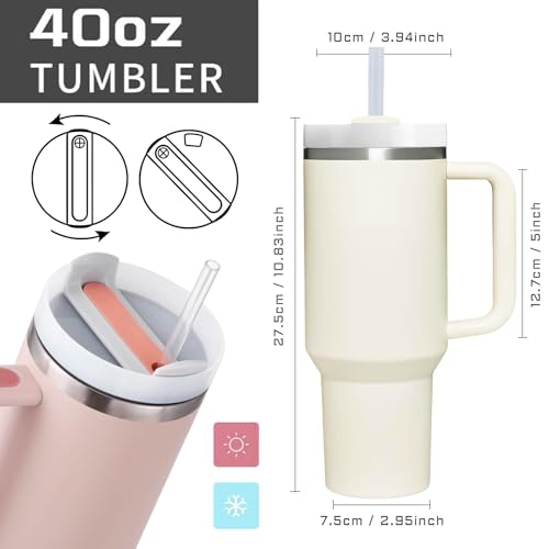 AMZUShome Giraffe Gifts.40oz Giraffes Tumbler with Handle.Giraffes Lover Cup Gift.Birthday Christmas giraffe Tumblers Gift for Women Men. - style: Giraffe