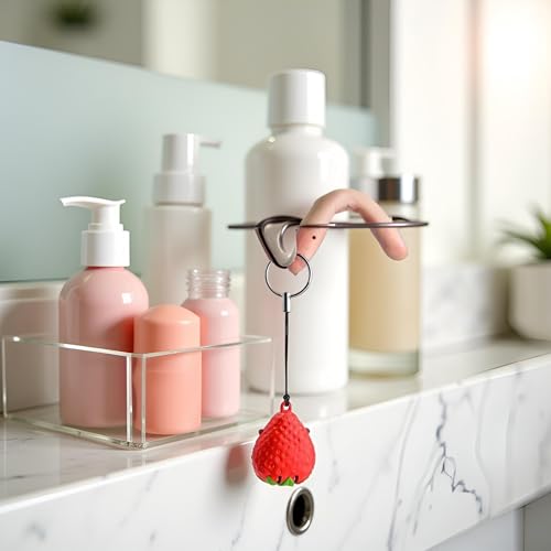 Finger Nail Clippers, Mini Foldable Animal Fruits Nail Clipper, Stainless Steel Travel Cartoon Nail Cutter,Fingernail Clipper, Fingernail Clipper Cutter (Red)