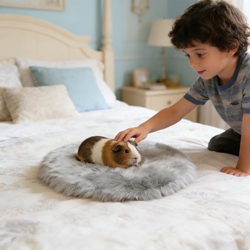 Guinea Pig Bed 4PCS Fleece Mats Hamster Cage Liner Washable Bedding Cage Accessories for Chinchilla Rat Hamster Squirrel Sugar Glider Ferret - size: Large