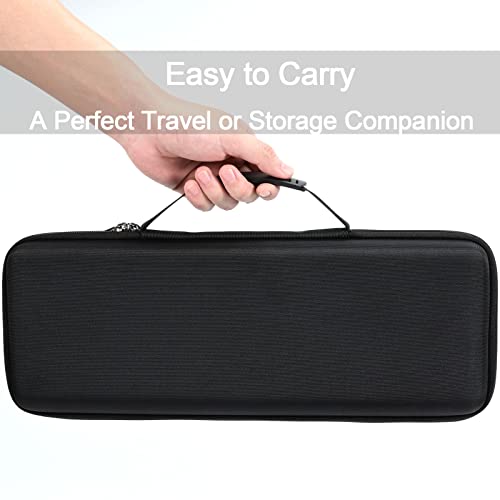 RAIACE Hard Storage Case Compatible with Logitech MX Keys Mini Mechanical Wireless Illuminated Performance Keyboard. (Case Only) - Black