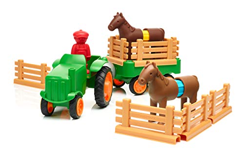 SmartMax My First Farm Tractor Magnetic Building Set STEM Learning Toy Ages 1-5 - style: My First Tractor