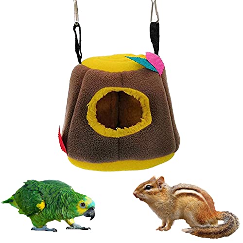 Litewoo Small Animal Bed Nest Winter Warm Hammock Comfortable Fit Squirrel Sugar Glider Gerbil Rat Hamster Bird Parrot - color: Bird Bed - B