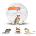 Clear Hamster Exercise Ball 7” – Pet Rat Accessories | Sturdy Dwarf Hamster Ball for Safe, Active Play – Ventilated Small Animal Toys for Gerbils, Mice & Other Small Pets - size: Roam Ball