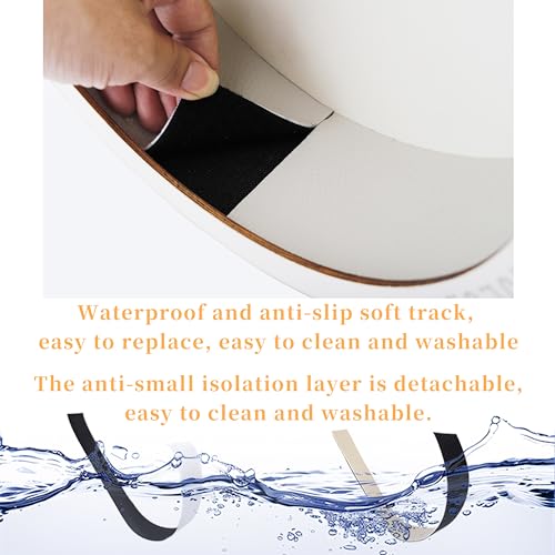 15in Wall-Mount Silent Chinchilla Wheel，Removable Washable Track | Large Wooden Exercise Wheel for Hamster, Hedgehog, Rat, Syrian Hamster