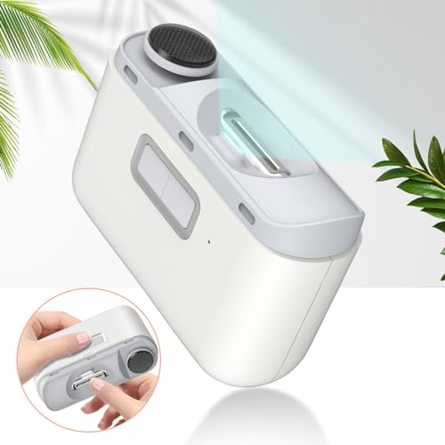 Automatic Nail Clipper, 2 in-1 Electric Nail Clipper and Nail Polisher, Electric Baby Nail Clippers with Light,USB Rechargeable Suitable for Babies,Women Manicure,Kids, Adults and Seniors (White) - color: White