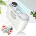 Automatic Nail Clipper, 2 in-1 Electric Nail Clipper and Nail Polisher, Electric Baby Nail Clippers with Light,USB Rechargeable Suitable for Babies,Women Manicure,Kids, Adults and Seniors (White) - color: White