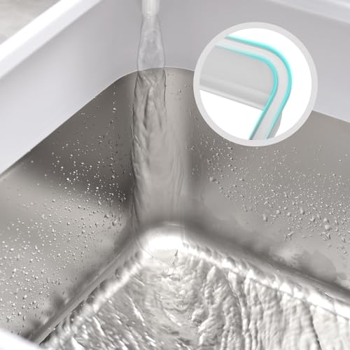 Plastic Lid for Large Stainless Steel Cat Litter Box, 23.6" x 15.7" x 4" | Durable, Rounded Edges and Corners, Light Grey - size: 23.6" x 15.7" x 4" (the lid only)
