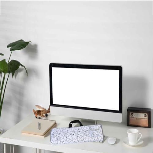 Keyboard Sleeve Travel Case for Logitech Mk270 Keyboard (White) | Mk270 Keyboard Protective Case, Zipper Mouse Storage and Cable Storage Pouch - color: White