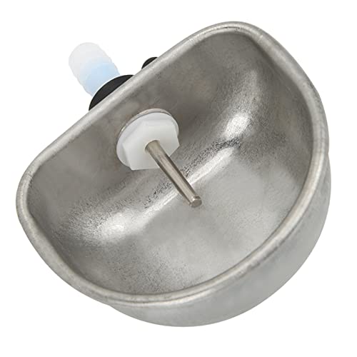 Rabbit Drinking Water Bowl, 10PCS Nipple Drinker Feeder Pet Cage | 3.54x2.60x1.18in Stainless Steel Watering Dispenser System, Bunny Equipment for Breeding Cages