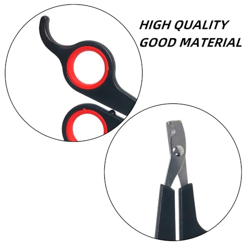 Pet Nail Clipper, Professional Claw Trimmer for Cat, Small Dog, Rabbit, Small Animal, Stainless Steel