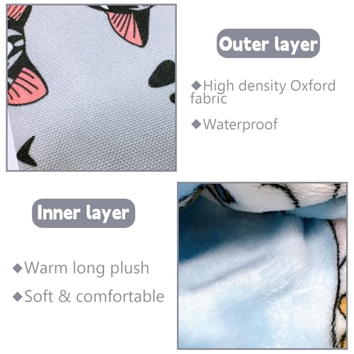 Sugar Gliders Sleeping Pouch Bag Hamster Cotton Hanging Flannel Warm Bed Hideout with Hooks Glove Small Pet Nest Bed for Rat Squirrel Hedgehog,Silver - color: Silver
