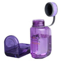 OllyDog OllyBottle | Tritan Dog Water Bottle with Detachable Bowl | BPA Free Leakproof Pet Dispenser | Hiking Travel (600ml, Plum) - color: Plum, size: 600ML