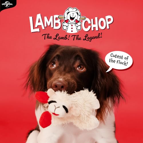 Multipet Lamb Chop Dog Plush Toy - Squeaky Toy for All Dogs - Extra Soft Plush - Stuffed Animal Dog Toy for Cuddling & Playing - Cute Pet Toy (6", Cream) - size: 6", style: White