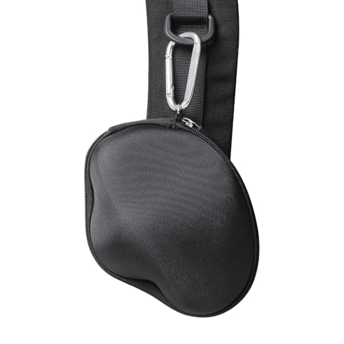 Anleo Hard Travel Case for Nulea M501 Wireless Trackball Mouse (Black+Red) - color: Black+Red
