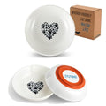 Ceramic Cat Bowl Whisker Friendly, Non-Slip Cat Food Bowls 3-Pack | Whisker Fatigue Cat Dishes, Shallow Wide Cat Plate, Lead-Free, Silicone Base, Microwave Dishwasher Safe, Wet Dry Food Water - color: 3 Packs